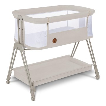 Lionelo - Cuna infantil 2 en 1 LUNA beige
