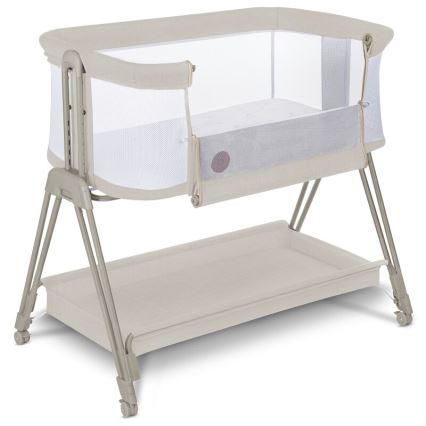 Lionelo - Cuna infantil 2 en 1 LUNA beige