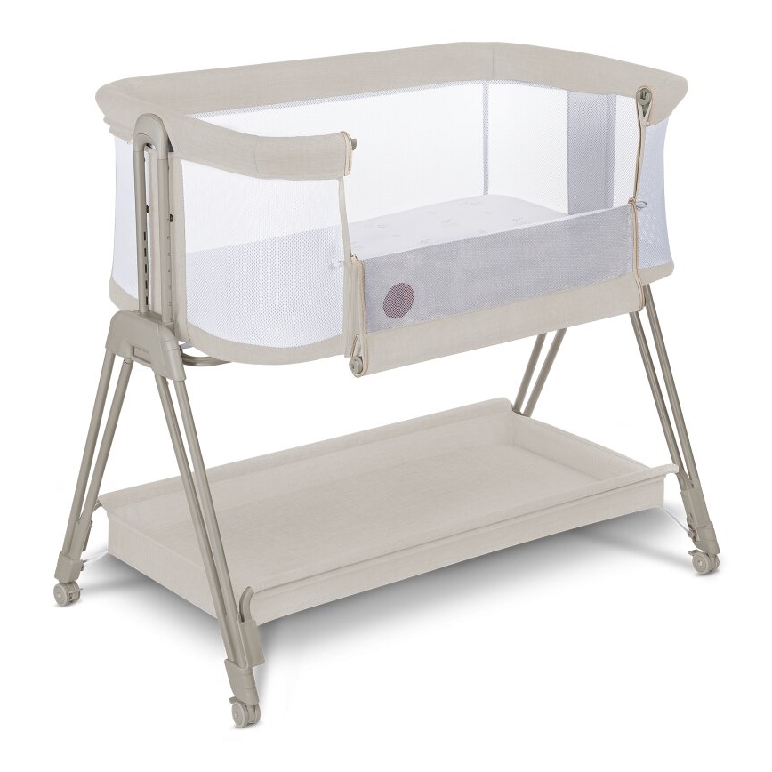 Lionelo - Cuna infantil 2 en 1 LUNA beige