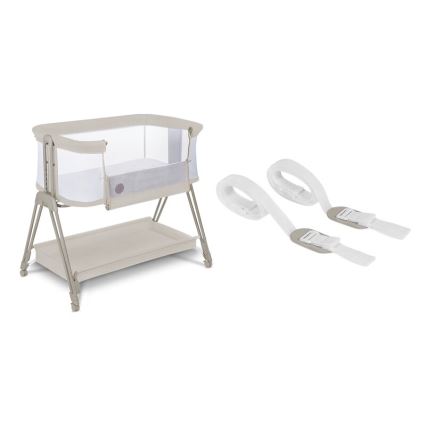 Lionelo - Cuna infantil 2 en 1 LUNA beige