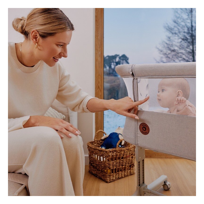 Lionelo - Cuna infantil 3 en 1 AURORA gris