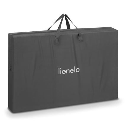 Lionelo - Cuna infantil 3 en 1 AURORA gris oscuro