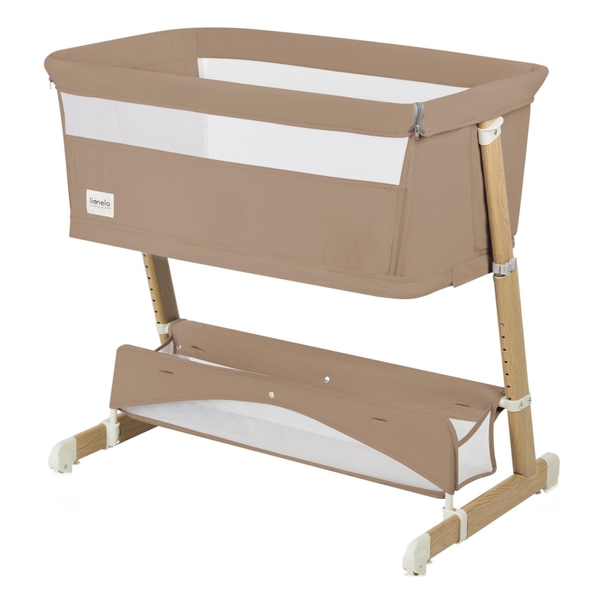 Lionelo - Cuna infantil 5 en 1 THOMI PLUS Beige Caramelo