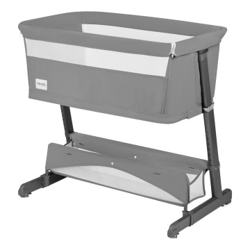 Lionelo - Cuna infantil 5 en 1 THOMI PLUS Gris Hormigón