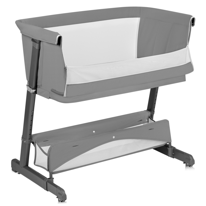 Lionelo - Cuna infantil 5 en 1 THOMI PLUS Gris Hormigón