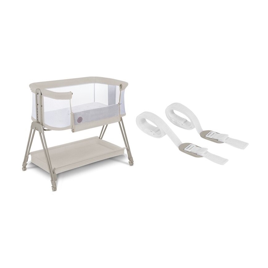 Lionelo - Cuna para bebé 2en1 LUNA beige