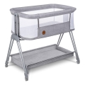 Lionelo - Cuna para bebé 2en1 LUNA gris