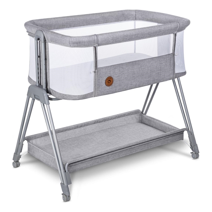 Lionelo - Cuna para bebé 2en1 LUNA gris