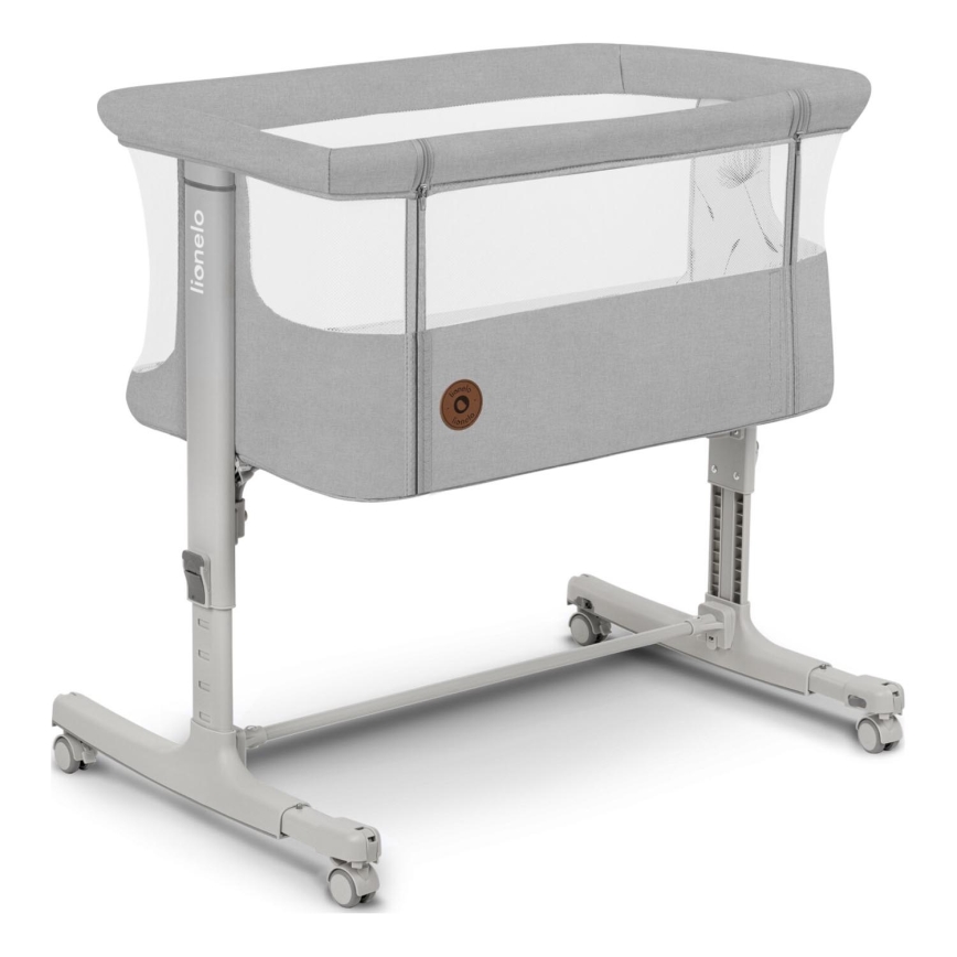 Lionelo - Cuna para bebé 3en1 AURORA gris