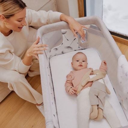 Lionelo - Cuna para bebé 3en1 AURORA gris