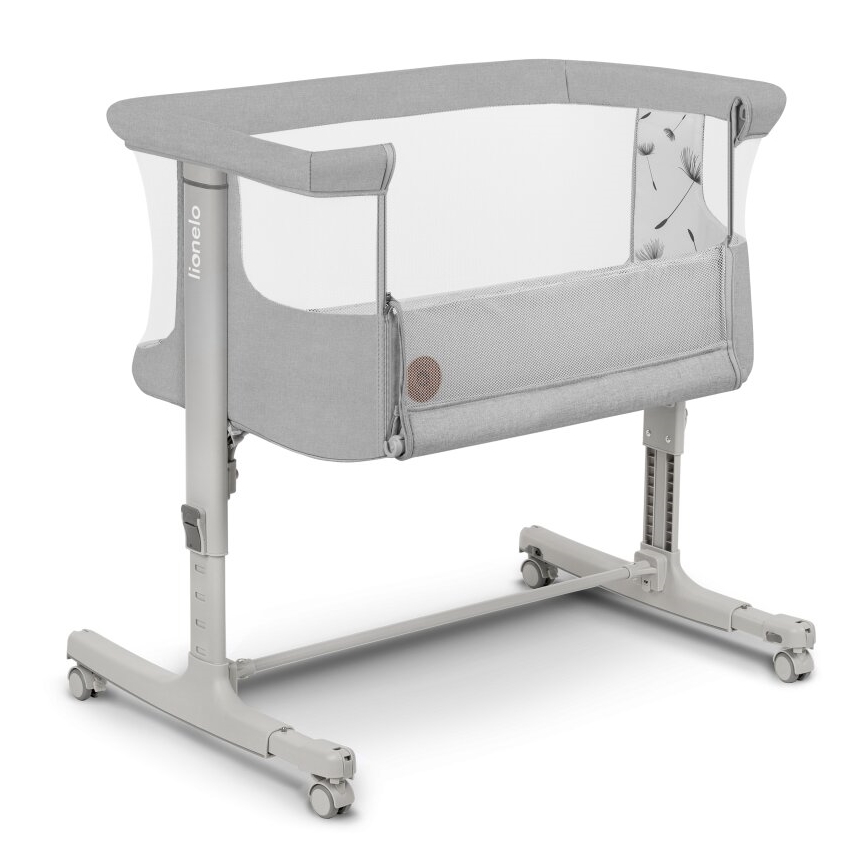 Lionelo - Cuna para bebé 3en1 AURORA gris