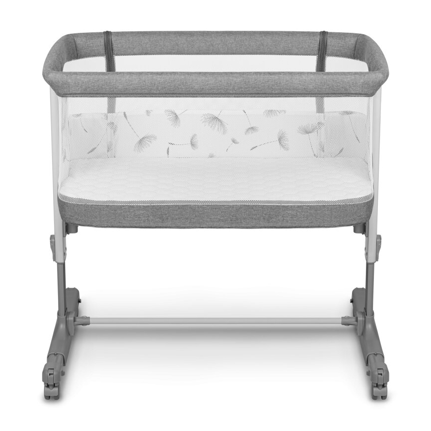 Lionelo - Cuna para bebé 3en1 AURORA gris oscuro