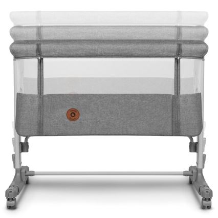 Lionelo - Cuna para bebé 3en1 AURORA gris oscuro
