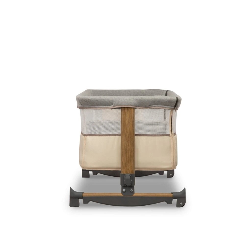 Lionelo - Cuna para bebé 3en1 LEONIE gris/beige