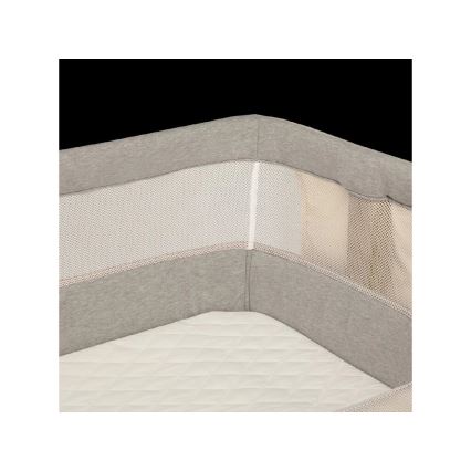 Lionelo - Cuna para bebé 3en1 LEONIE gris/beige