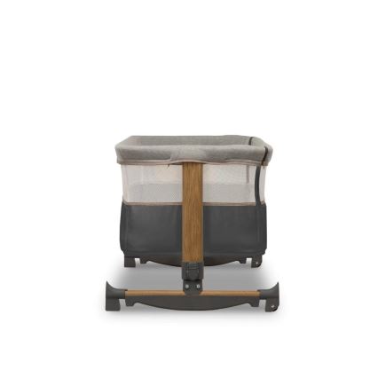 Lionelo - Cuna para bebé 3en1 LEONIE gris/negro