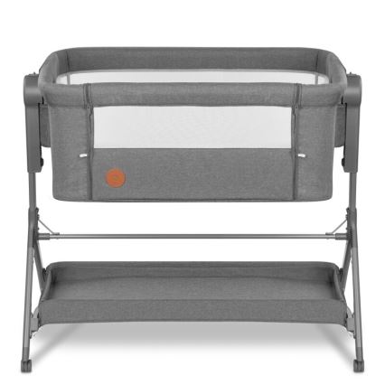 Lionelo - Cuna para bebé 3en1 LEONIE PLUS gris