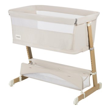 Lionelo - Cuna para bebé 5 en 1 THOMI PLUS Beige arena