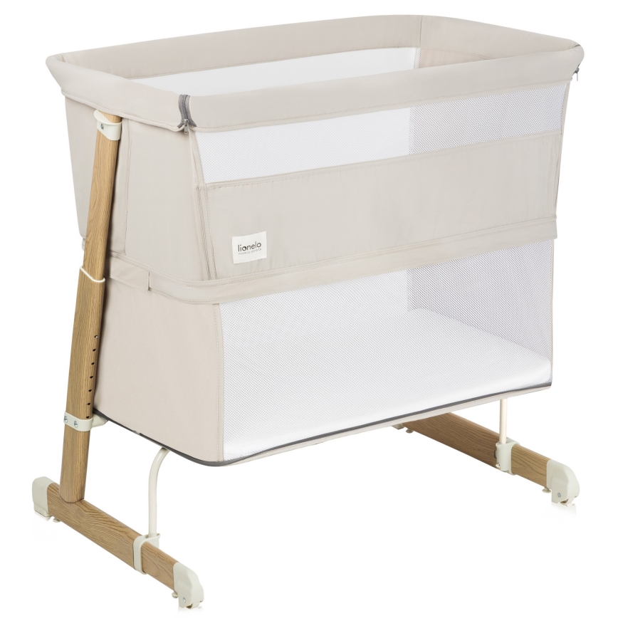 Lionelo - Cuna para bebé 5 en 1 THOMI PLUS Beige arena
