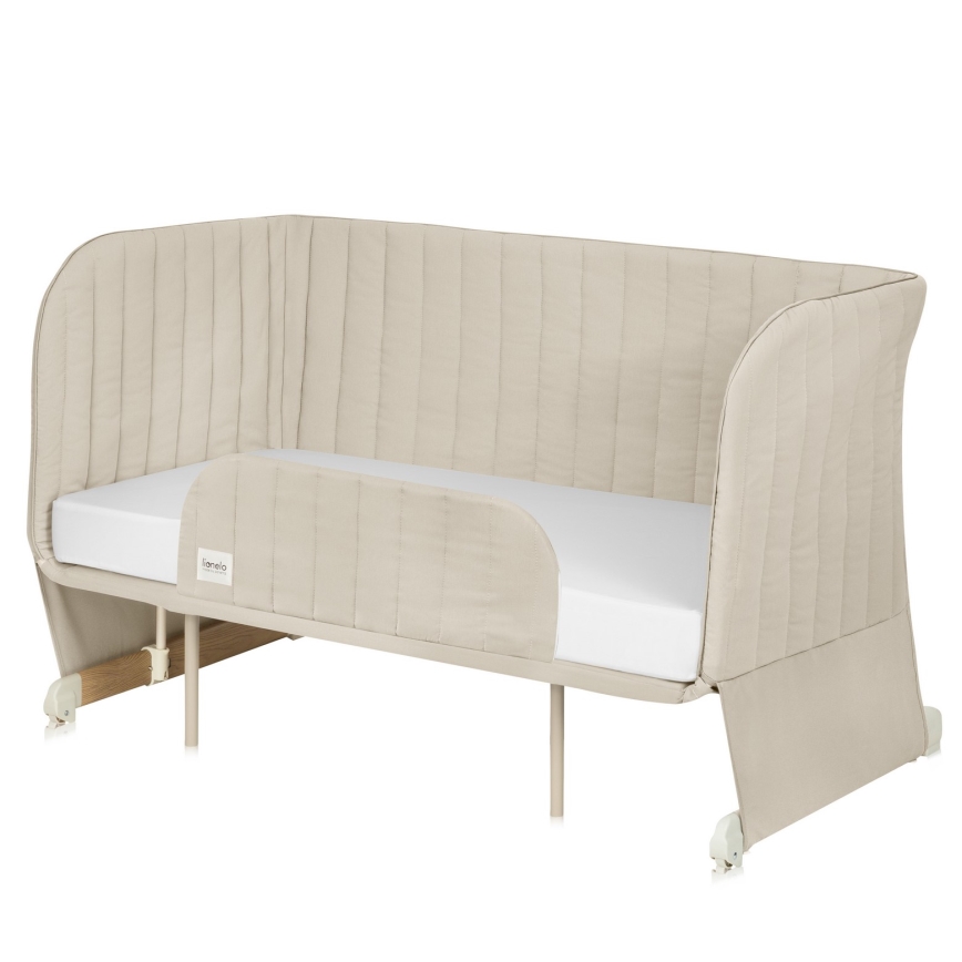 Lionelo - Cuna para bebé 5 en 1 THOMI PLUS Beige arena