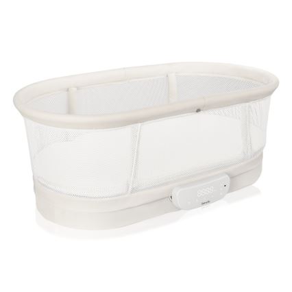 Lionelo - Cuna para bebé con balanza integrada CORAL Blanco