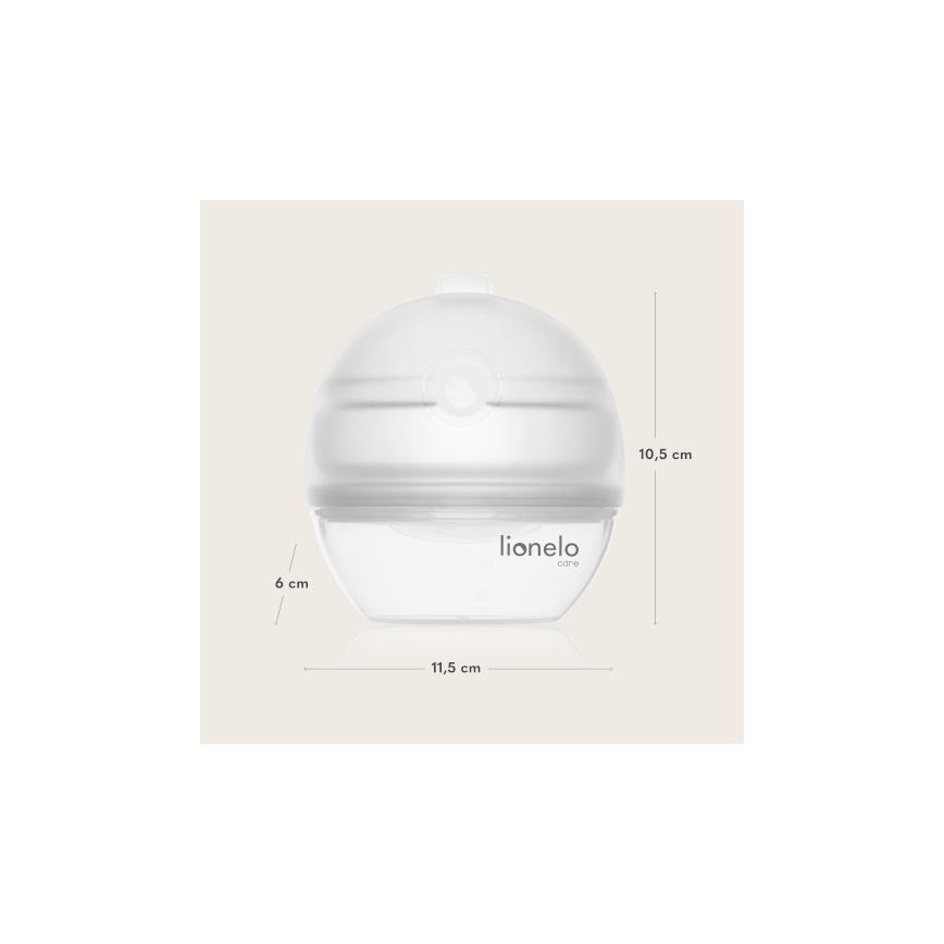 Lionelo - Extractor de leche materna 2 en 1 MILKY 60 ml