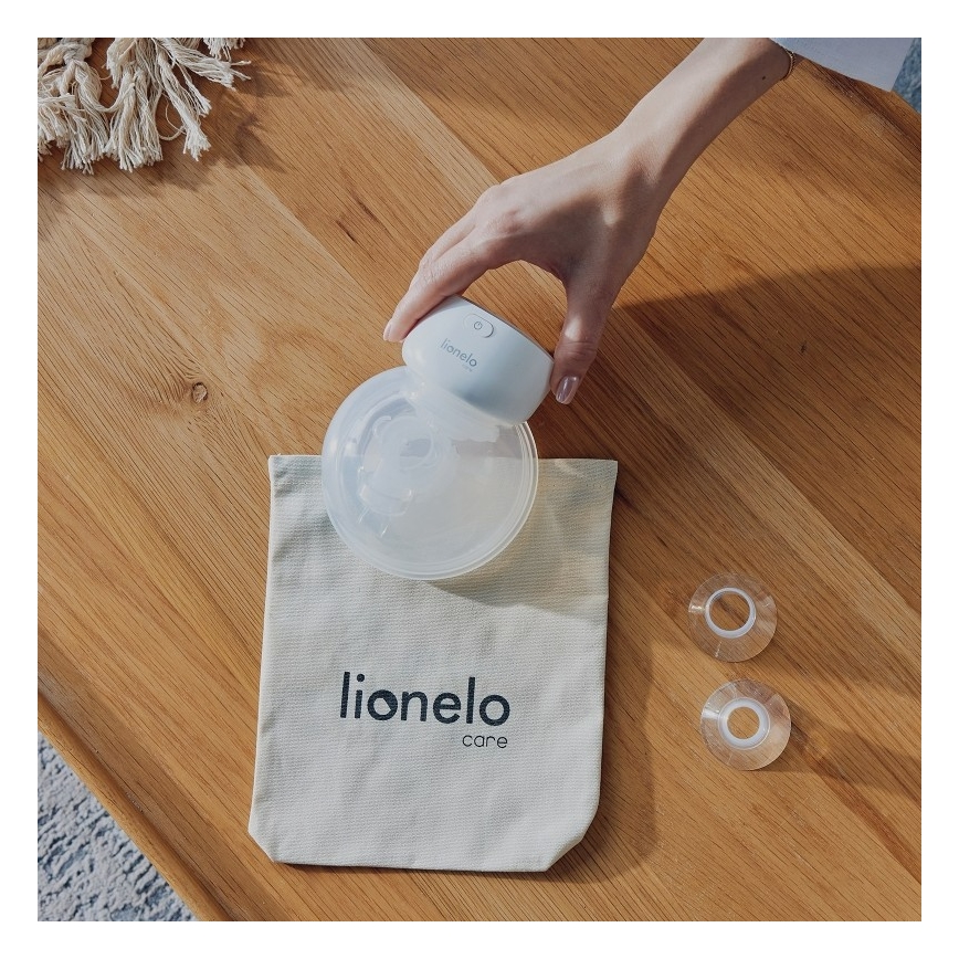 Lionelo - Extractor de leche materna eléctrico recargable FIDI FREE SIMPLE 5V 1000 mAh 180 ml