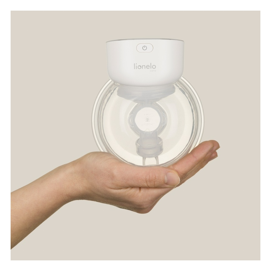Lionelo - Extractor de leche materna eléctrico recargable FIDI FREE SIMPLE 5V 1000 mAh 180 ml