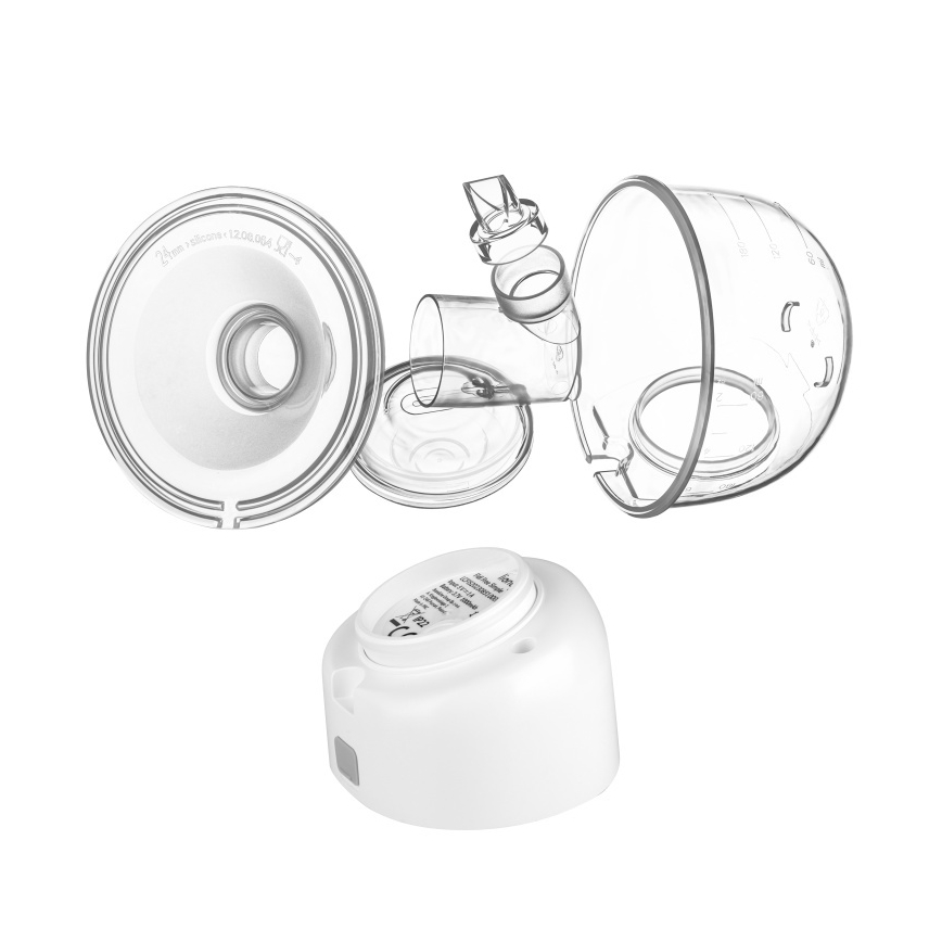 Lionelo - Extractor de leche materna eléctrico recargable FIDI FREE SIMPLE 5V 1000 mAh 180 ml