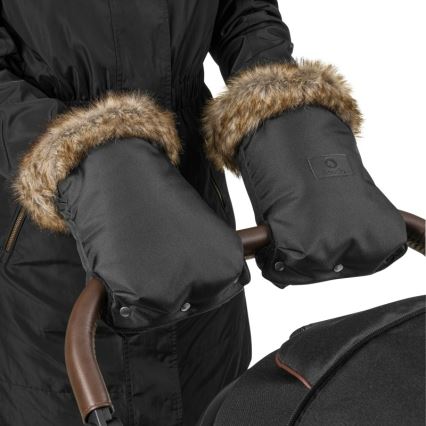 Lionelo - Manoplas para cochecito HANDMUFF Negro