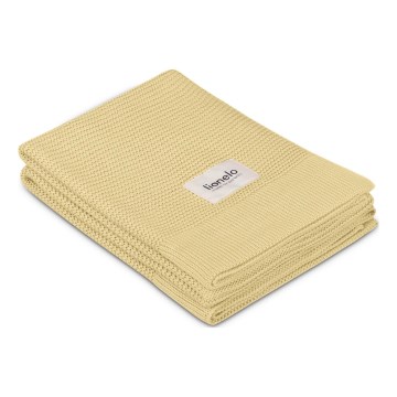 Lionelo - Manta de bambú BAMBOO BLANKET 75x100 cm Amarillo Limón