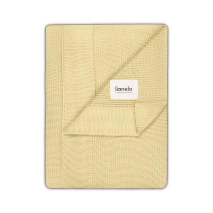 Lionelo - Manta de bambú BAMBOO BLANKET 75x100 cm Amarillo Limón