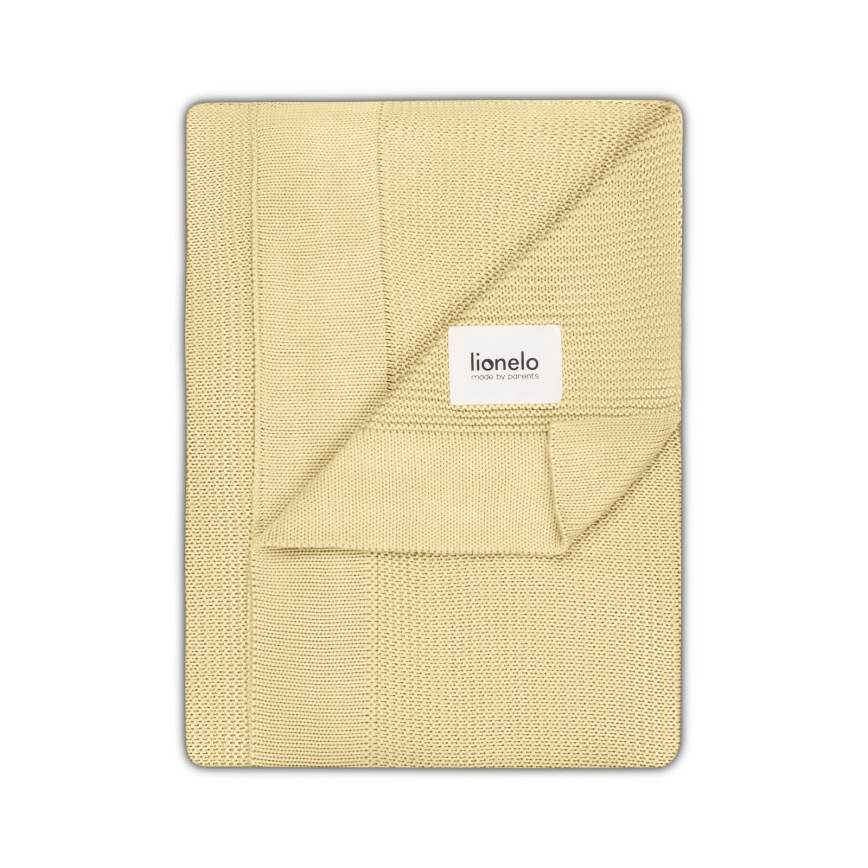Lionelo - Manta de bambú BAMBOO BLANKET 75x100 cm Amarillo Limón