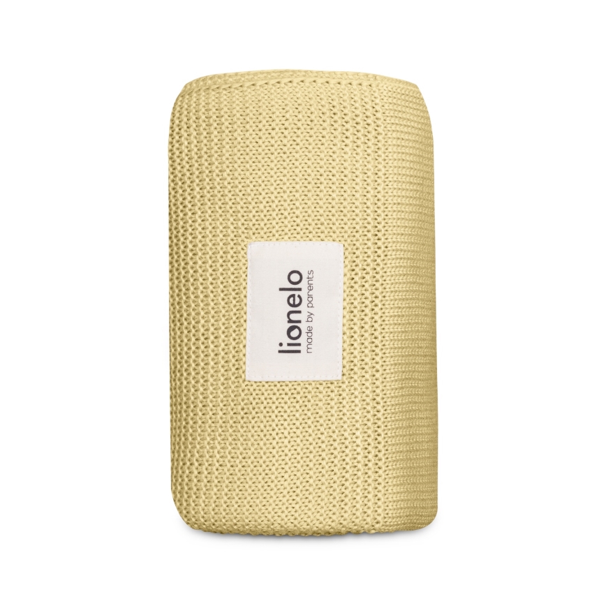 Lionelo - Manta de bambú BAMBOO BLANKET 75x100 cm Amarillo Limón