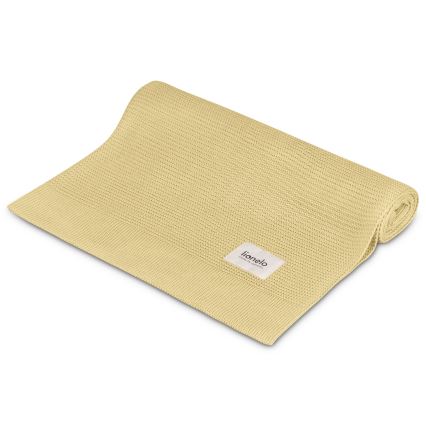 Lionelo - Manta de bambú BAMBOO BLANKET 75x100 cm Amarillo Limón