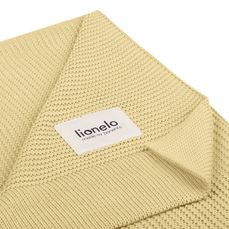 Lionelo - Manta de bambú BAMBOO BLANKET 75x100 cm Amarillo Limón