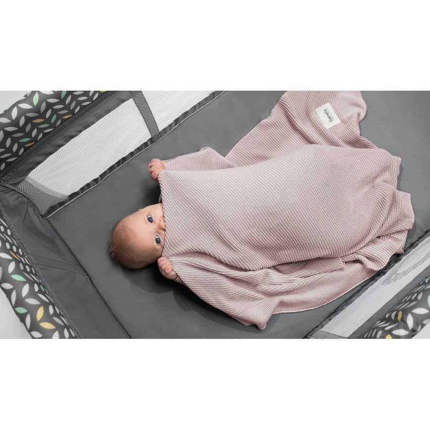 Lionelo - Manta infantil BAMBOO BLANKET 75x100 cm Beige Sand