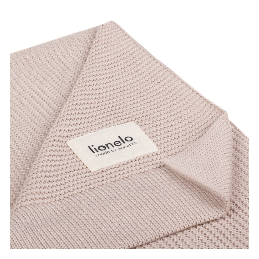 Lionelo - Manta para bebé BAMBOO BLANKET 75x100 cm Beige Sand