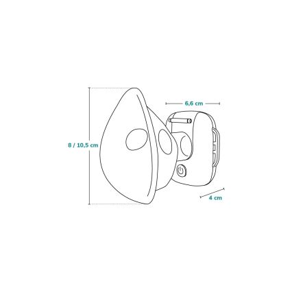 Lionelo - Mascarilla inhaladora infantil recargable NEBI AIR 5V