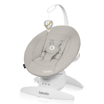 Lionelo - Mecedora infantil con melodía IRIS 4xAA Beige arena