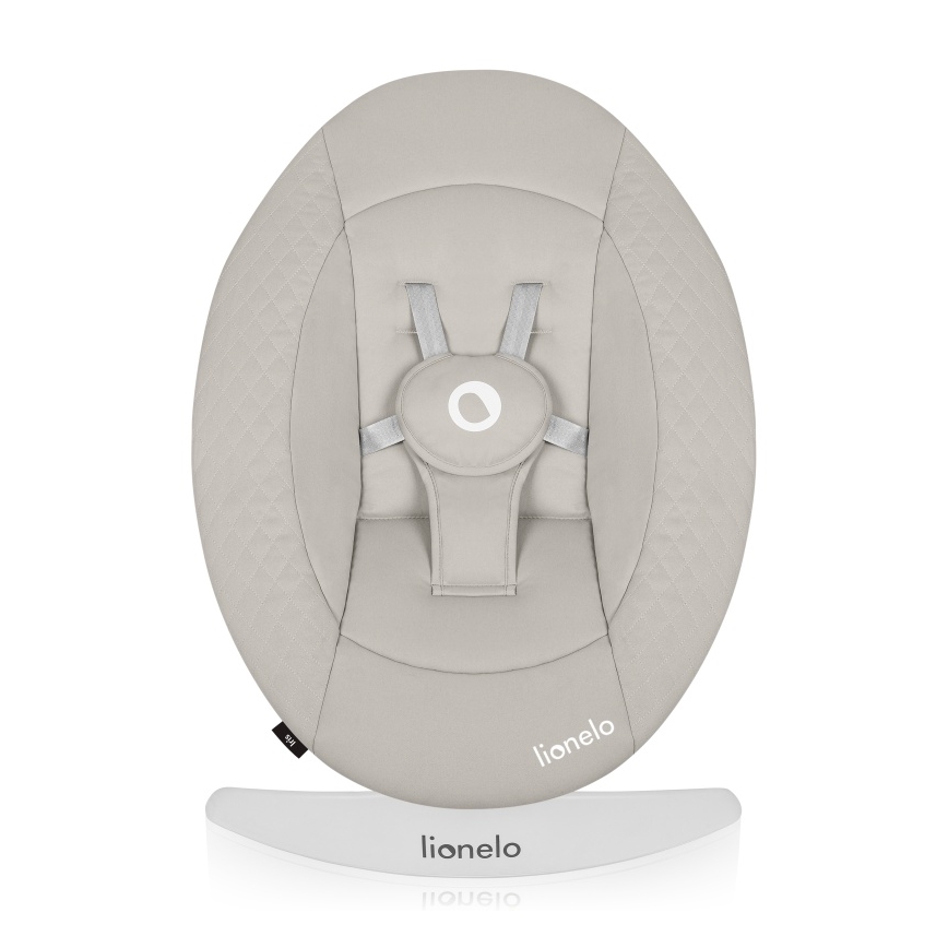 Lionelo - Mecedora infantil con melodía IRIS 4xAA Beige arena