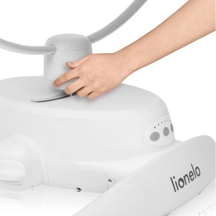 Lionelo - Mecedora infantil con melodía IRIS 4xAA Beige arena