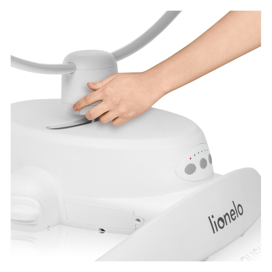 Lionelo - Mecedora infantil con melodía IRIS 4xAA Beige arena