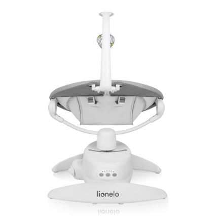 Lionelo - Mecedora infantil con melodía IRIS Grey Concrete