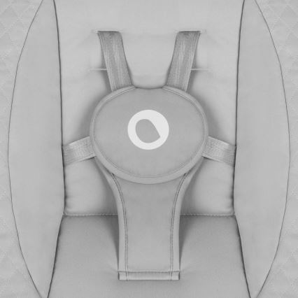 Lionelo - Mecedora infantil con melodía IRIS Grey Concrete