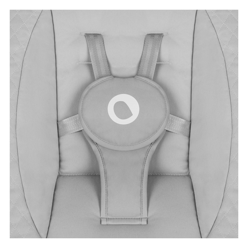 Lionelo - Mecedora infantil con melodía IRIS Grey Concrete