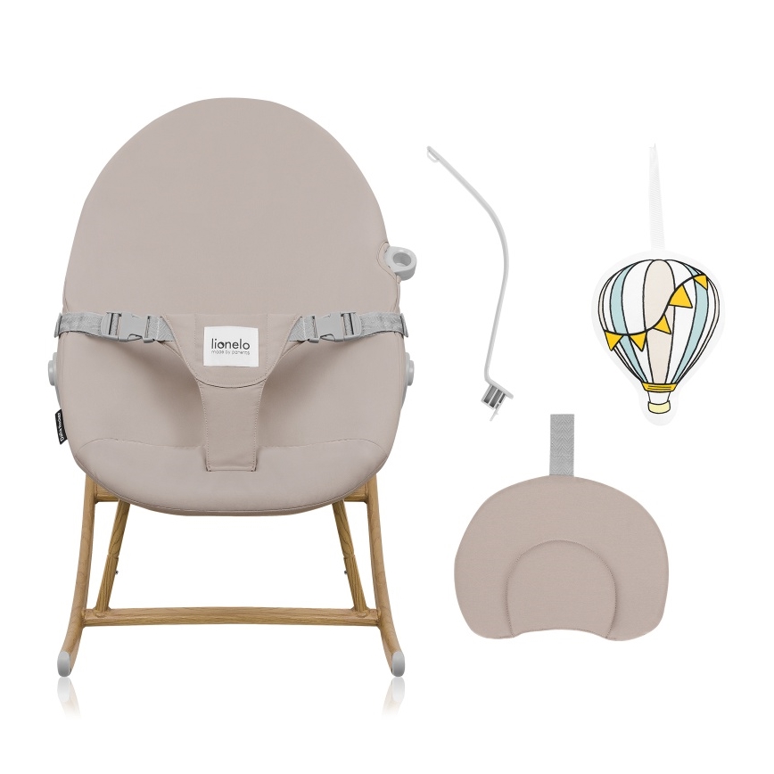 Lionelo - Mecedora infantil DALIA ROCKER Beige arena