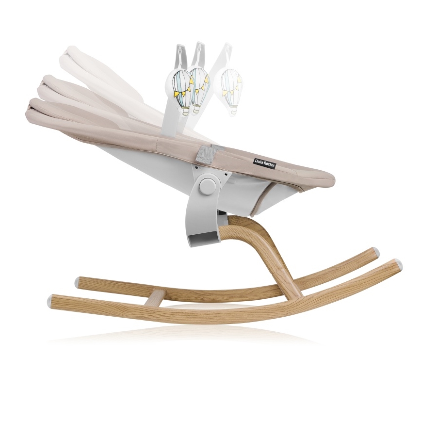 Lionelo - Mecedora infantil DALIA ROCKER Beige Sand