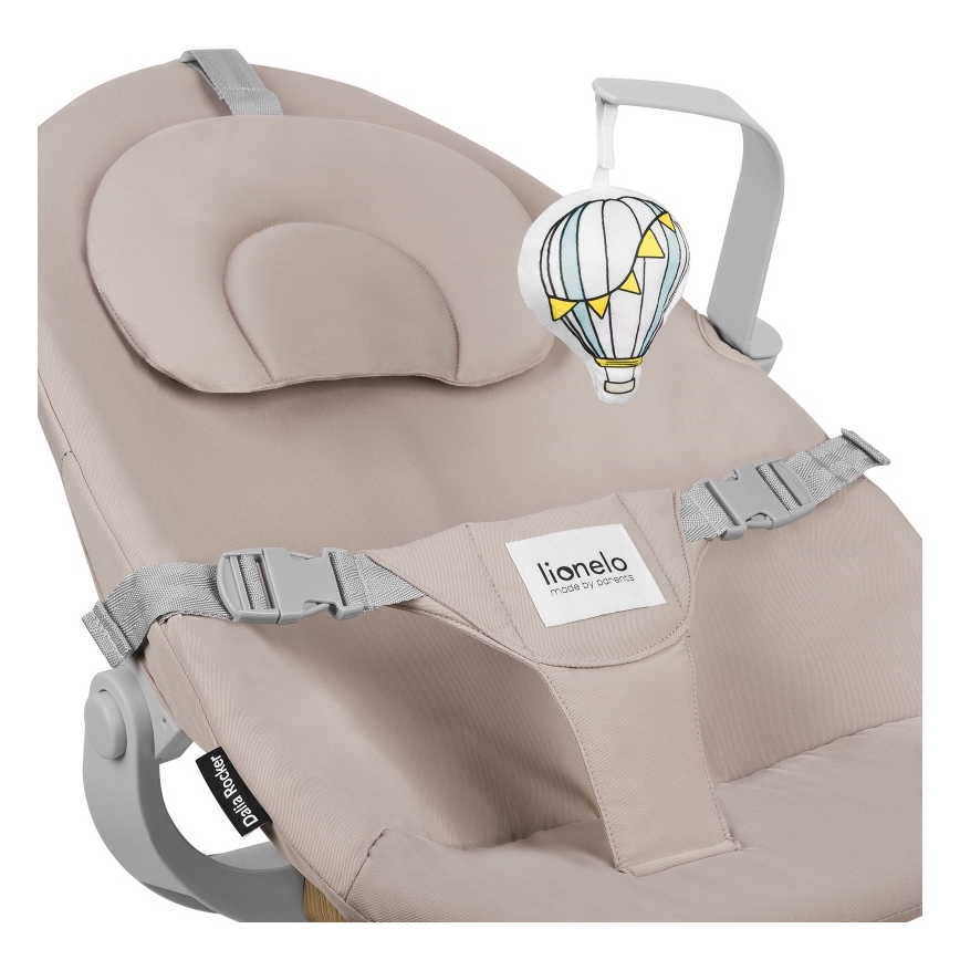 Lionelo - Mecedora infantil DALIA ROCKER Beige Sand