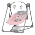 Lionelo - Mecedora infantil OTTO 4xLR14 Pink Baby